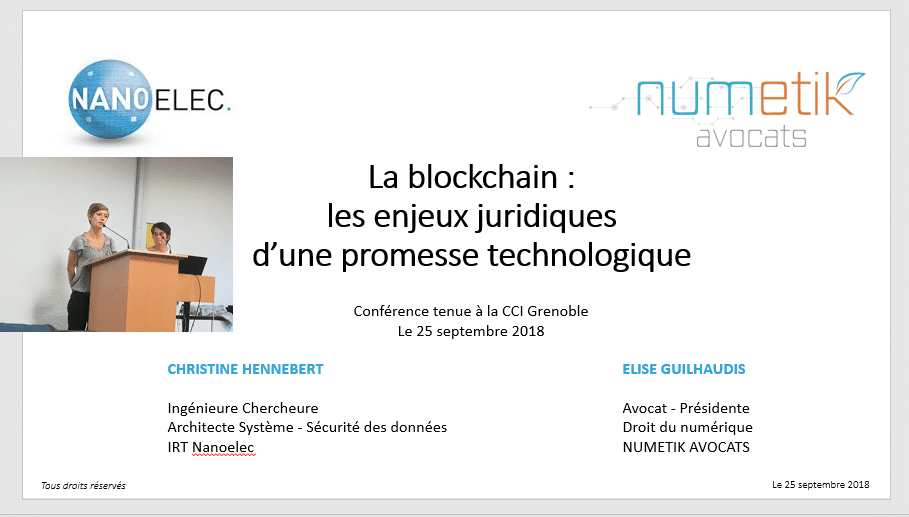 La blockchain les enjeux juridiques d'une promesse technologique